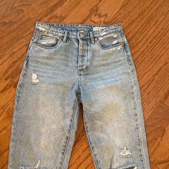 Blanknyc (the Madison crop)  size 27 jeans, distressed, high waisted - Picture 2 of 9